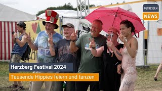 BREITENBACH Tag eins auf dem Herzberg Festival  Tausende Hippies feiern und tanzen [upl. by Claudette]