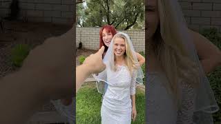 Bride cuts her dress on Wedding day pt 15 [upl. by Hpesoj]