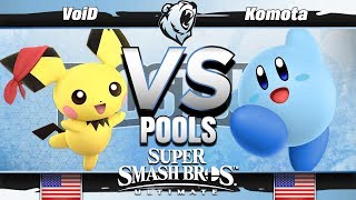 CLG  VoiD Pichu vs Komota Kirby  Ultimate Pools  Frostbite 2019 [upl. by Scevour818]