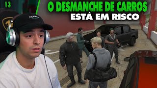 A INTERPOL ESTÁ DE OLHO NO DESMANCHE DE CARROS DO LEVI ESTÁ DIFÍCIL TRABALHAR GTA RP [upl. by Salaidh639]