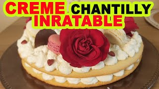 CREME CHANTILLY ETAPE PAR ETAPE POUR DEBUTANT🌟الطريقة الصحيحة لعمل كريم الشانتيه [upl. by Enitsuj]