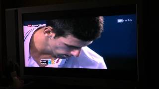 Novak Djokovic vs Rafael Nadal  AO 2012  4th Set TieBreak [upl. by Nosila]