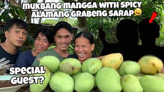 FIRST TIME AKONG NAPRANK SA VLOG KO GRABE TO MUKBANG MANGGA WITH SPICY ALAMANG LAPTRIP [upl. by Arorua]