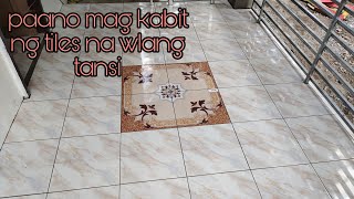 PAANO MAGKABIT NG TILES SA FLOORING  TILES INSTALLATION  TILES FLOOR DESIGN [upl. by Nal780]