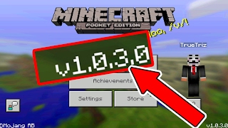 MINECRAFT PE 103 UPDATE RELEASED and OUT NOW Minecraft Pocket Edition 103 [upl. by Yuzik]