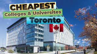 Cheapest Universities in Toronto Canada 2024  Low Tuition fee Colleges in Toronto [upl. by Okier]