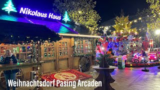 Weihnachtsdorf Pasing Arcaden 2022 seit 17112022  Pasinger Kinderweihnacht  erste Impressionen [upl. by Ettennyl514]