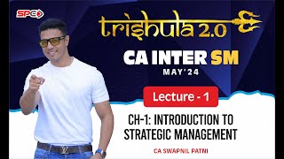 CA INTER TRISHULA 20 SM CHAPTER 1INTRO TO SM INDEPTH REVISION  FOR MAY 24  BY CA SWAPNIL PATNI [upl. by Eanahs219]