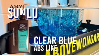 How to slice your 3d files and add supports featuring SUNLU ABS like Clear Blue Resin [upl. by Ruperta467]