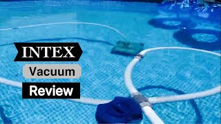 INTEX pool vacuum review [upl. by Ymassej]