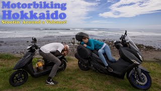 Motorbiking Hokkaido  Scooting Around a Volcano [upl. by Robillard673]