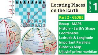 Locating Places on Earth PART 2 of 3 Class 6  Chapter 1 NCERT Social Science [upl. by Skeie299]