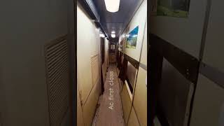 Ac first class cabin view from train music hiphop song beats train ac firstclass railway [upl. by Melentha]