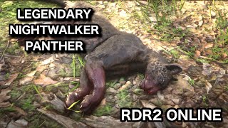 LEGENDARY NIGHTWALKER PANTHER LOCATION RED DEAD REDEMPTION 2 ONLINE NATURALIST ANIMALS [upl. by Silva]