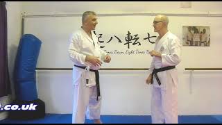 Bassai Sho Bunkai Strategies 2023 week 50 koryu karate oyo jutsu [upl. by Ynnaffit]