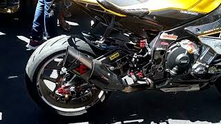 Yamaha YZFR1 60th Anniversary Edition Akrapovic Exhaust Sound [upl. by Loggia]