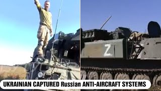 Ukrainian Soldiers captured Russian antiaircraft systems Tor and Strela10 [upl. by Yttisahc]