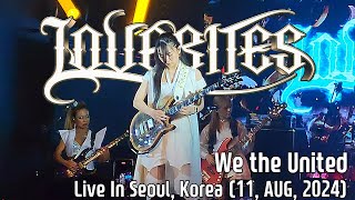 Lovebites  We the United Live in Seoul Korea  11 AUG 2024 [upl. by Encratia]