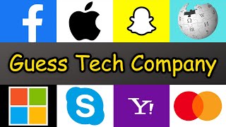 Guess The Logo  Tech Companies Only Logo Quiz [upl. by Brindell]