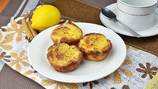 Portuguese Custard Tarts  How to Make Pastéis de Nata Pastéis de Belém [upl. by Hamilton120]