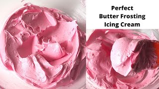 Chocolate Butter Frosting Cream For Cake How To Make silky amp smooth butter frosting cream recipe [upl. by Elac]