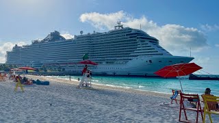 MSC Seashore Deluxe Balcony and Ocean Cay [upl. by Ahsienel843]