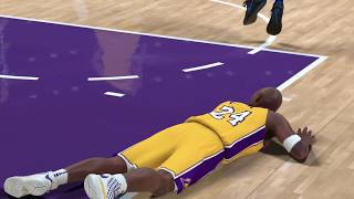 NBA 2K18  Kevin Durant does the Olympic dunk on Kobe Bryant [upl. by Ibbed]