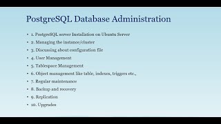 PostgreSQL for Beginners  Topic 1  PostgreSQL Installation on Ubuntu Server [upl. by Annabelle762]