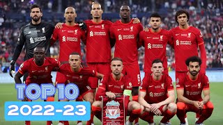 Insane Liverpools Top 10 Premier League Matches Of The 202223 Season [upl. by Mungovan]