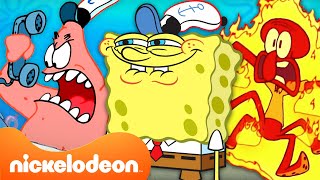 Bob Esponja  55 MINUTOS de Momentos Clássicos do Bob Esponja 🧽  Nickelodeon [upl. by Monarski]