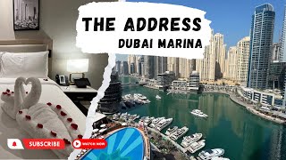 JW MARRIOTT DUBAI MARINA DELUXE Marina View King Room Tour [upl. by Ymeraj]