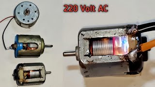 3V DC Motor to 220V AC [upl. by Clea]