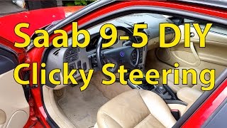 Saab 95 DIY Fixing a Clicky Steering Wheel  Trionic Seven [upl. by Hendon868]