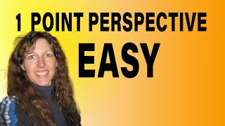 How To Draw Using One Point Perspective  Beginners EASY Tutorial [upl. by Aynek702]