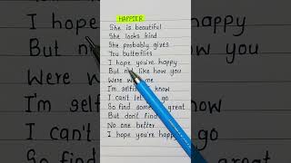 Happier song lyrics oliviarodrigo happier trending viral songlyrics lyricvideo youtubeshorts [upl. by Etnomal]