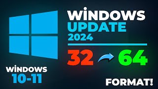 Windows 32 bitten 64 bite nasıl geçirilir format ile Windows sistem yükseltme Güncel Rehber [upl. by Messere283]