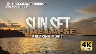 2 Hours of Sunset Bliss in Just 23 Minutes  Relaxing Meditation Music 🌅✨timelapse 4k [upl. by Schafer]