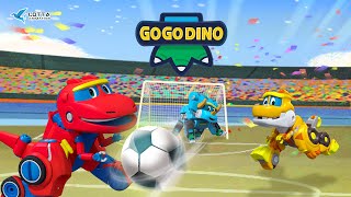 🏆La Copa Dino🥅⚽🏃  Copa Libertadores de América  Dinosaurios para niños  Dibujos Animados [upl. by Tray537]