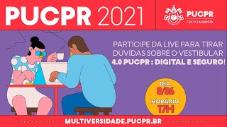 PUCPR  Live sobre o Vestibular 40 PUCPR Digital e Seguro [upl. by Goodyear]