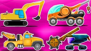 Excavator  Formation And Uses  Street Vehicle Videos by Kids Channel [upl. by Itram]