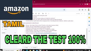 Amazon Online Assessment 2023 TAMIL  Amazon jobs  Amazon Hiring amazon amazononlineassessment [upl. by Fowler]