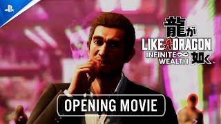 Like a Dragon Infinite Wealth  Opening Movie  PS5 amp PS4 Games [upl. by Ellehcirt]