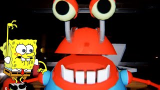 BoB Esponja jogando Five Nights at Krusty Krab Siri Cascudo [upl. by Karas]