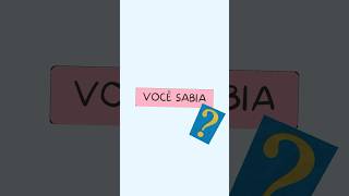 Você sabia vocêsabia curiosidades curiosidade curioso sabiadessa [upl. by Elboa]