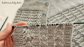 İki Şiş Kolay Örgü Model Anlatımı ⭐️crochet knitting [upl. by Brier]