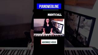 nightcall piano piano pianocover pianomusic kavinsky pianowebline [upl. by Eissert]