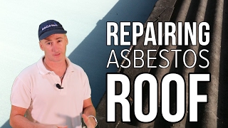 REPAIRING ASBESTOS ROOF  Queensland Roofing [upl. by Joelynn651]