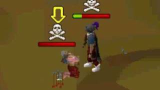 low level pure pking pvping runescape pvp world e l f barage [upl. by Socin]