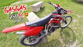 JE TESTE MA NOUVELLE MOTO  GASGAS 250 EC 2004 ❤️‍🔥 [upl. by Aselehc]