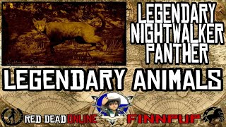 Legendary Nightwalker Panther locations and Nightwalker Coat from Gus  Red Dead Online [upl. by Solracsiul]